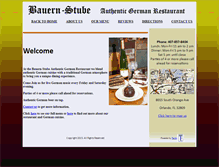 Tablet Screenshot of bauern-stube.com
